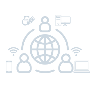 image of connected world